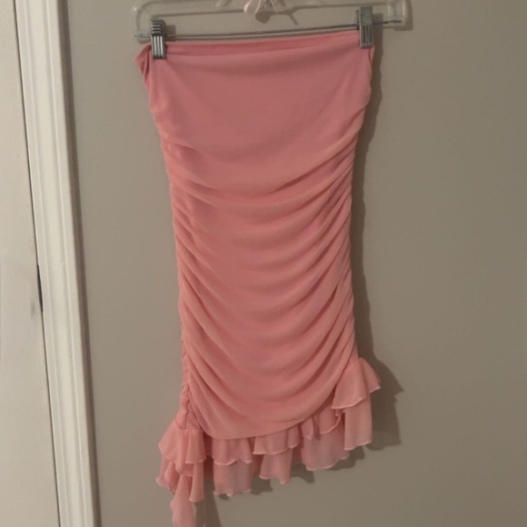 Pink mini dress - Picture 2 of 5